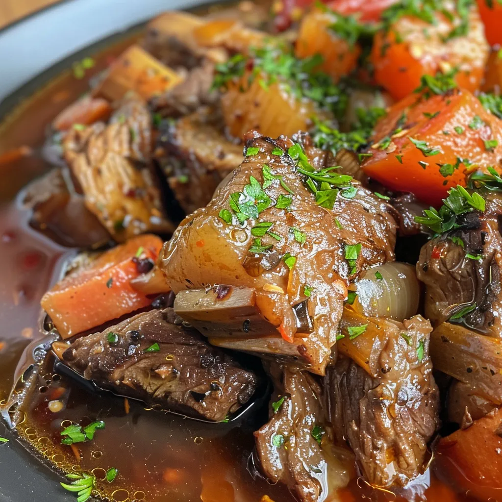 Close de almôndega assada em prato, com brilho apetitoso.