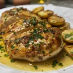 Almondega fit com brilho, apresentada de lado em um prato.