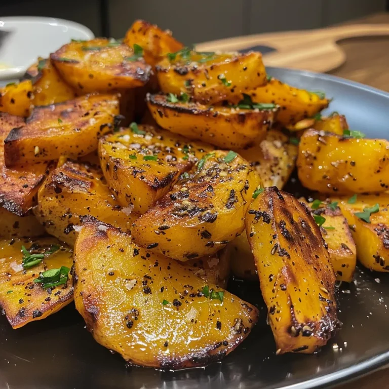 Porção deliciosa de batata assada com crocância.