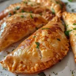 Imagem de tiras de frango empanadas, exibindo o recheio suculento e a crosta crocante.