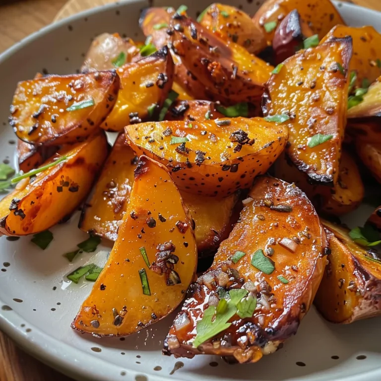 Porção de Batata Rústica dourada, lado exposto ao natural.