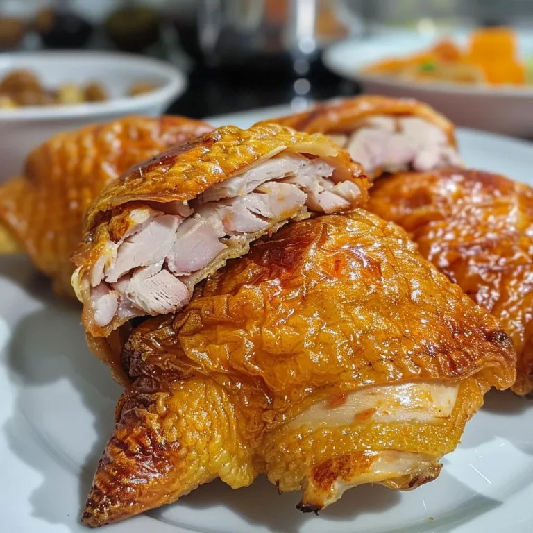 Detailed image of Frango Empanado Agridoce with a glossy sweet and sour sauce.