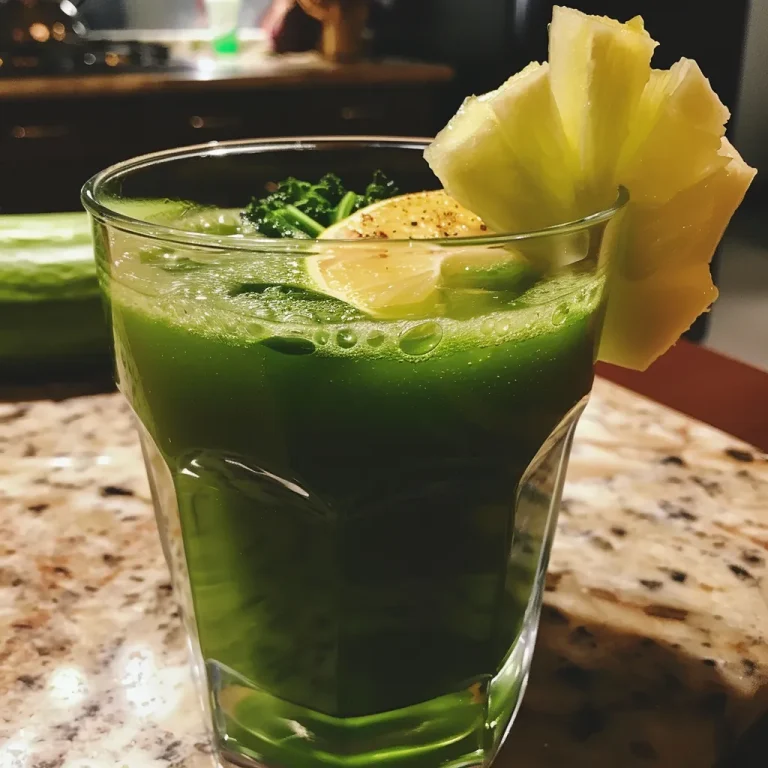 Copo de Suco Detox iluminado, mostrando a textura refrescante e a cor do abacaxi.