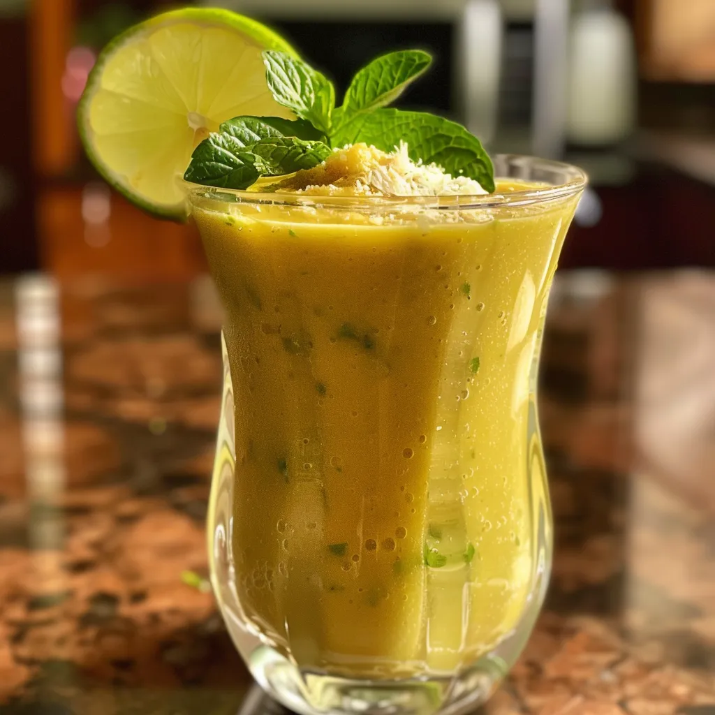 A delicious sauce featuring lemon and Parmesan, captured in natural light.