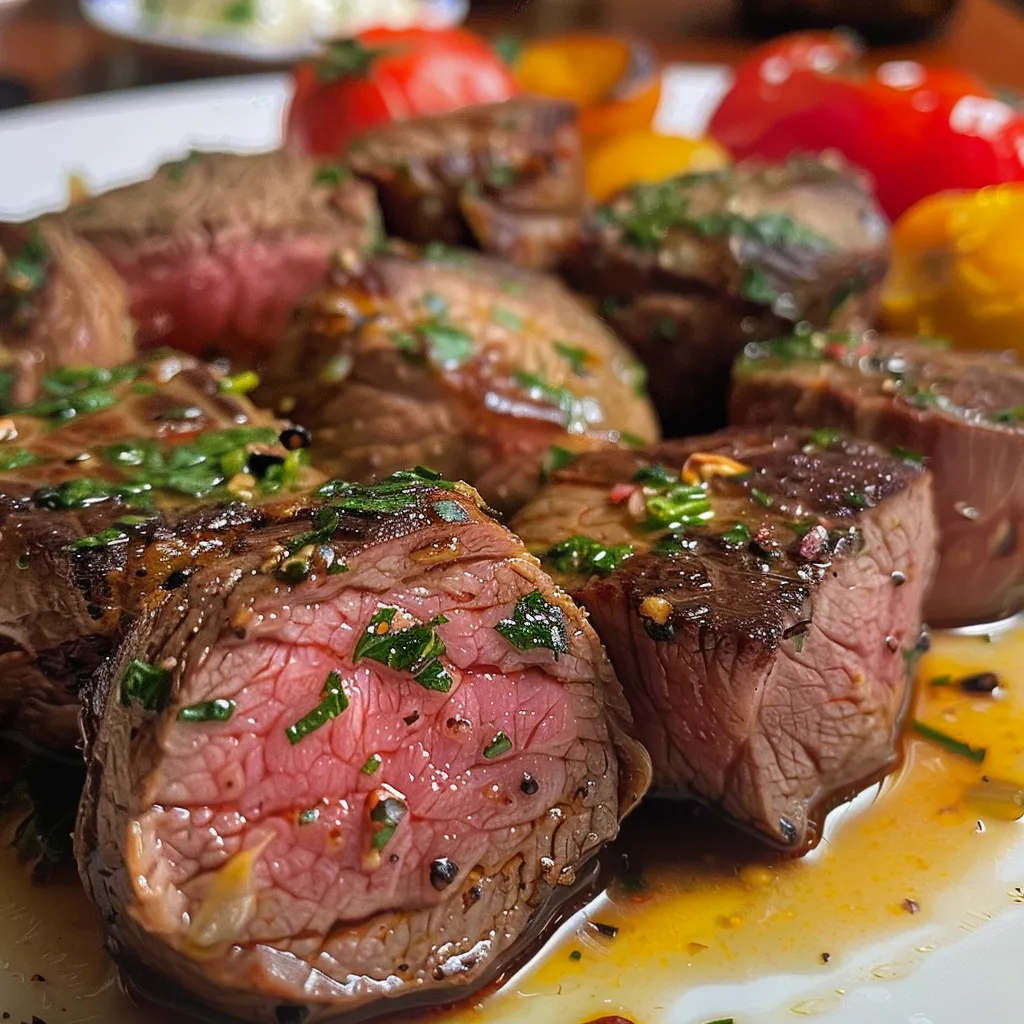 Prato de almôndegas estufadas com esparguete, realçando a textura suculenta.