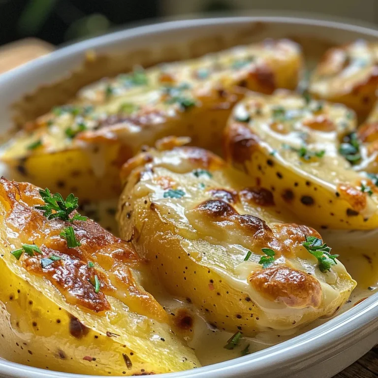 Descubra o Sabor Irresist vel da Batata Doce Recheada com Frango Cremoso Batata doce recheada com frango cremoso em um prato.