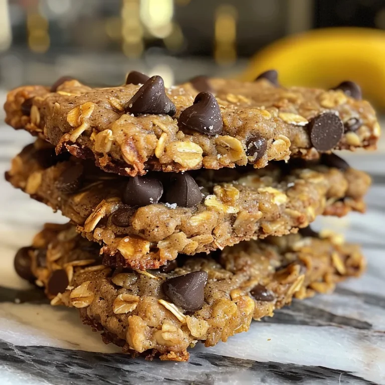 Cookies de Banana e Aveia: A Del cia Saud vel que Voc Pode Fazer em 20 Minutos! Close-up de cookies de banana e aveia com pedaços de chocolate, mostrando sua textura macia.