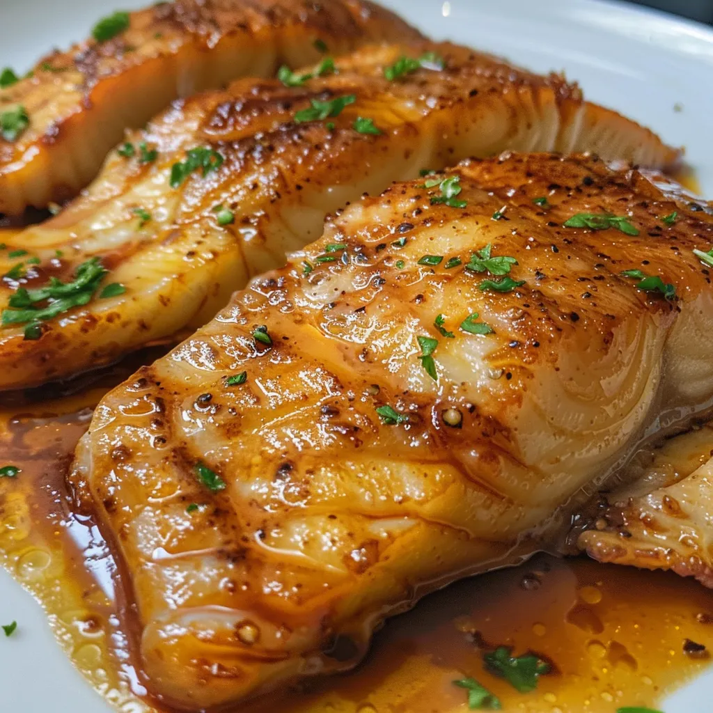 Filé de peixe empanado em um fundo simples, destacando sua crocância.