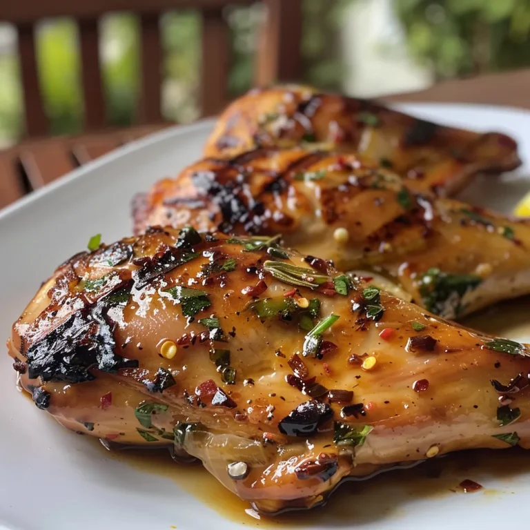 Transforme seu Almoço com este Delicioso Frango Desfiado ao Molho Barbecue Side view of fragrant shredded chicken drenched in barbecue sauce.