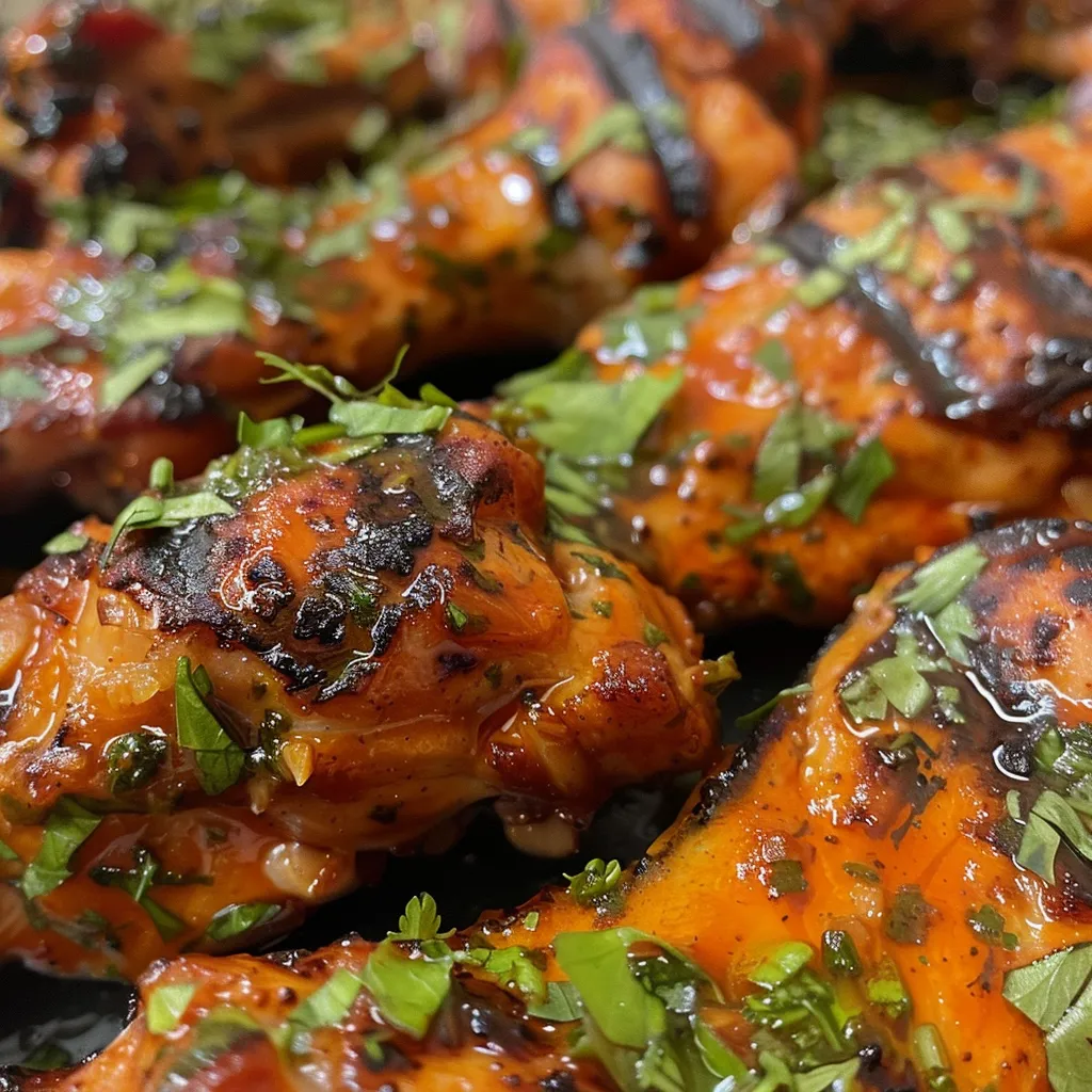 Juicy Frango Desfiado com Molho Barbecue served on a plate.