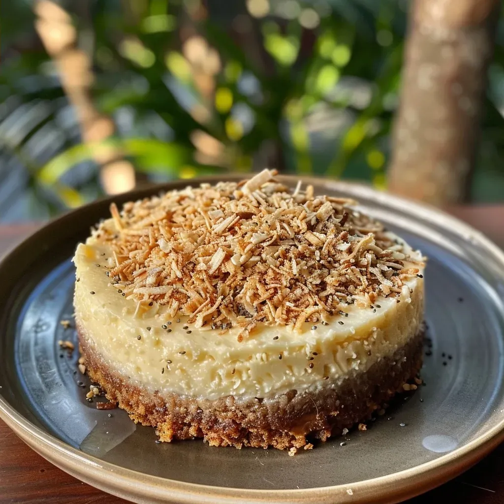 ['Bolo formigueiro de coco com chia em um prato.', 'Fatia de bolo formigueiro de coco com chia, ressaltando a textura.', 'Bolo formigueiro de coco com chia, decorado e apetitoso.', 'Close-up de bolo formigueiro de coco com chia, mostrando ingredientes.']