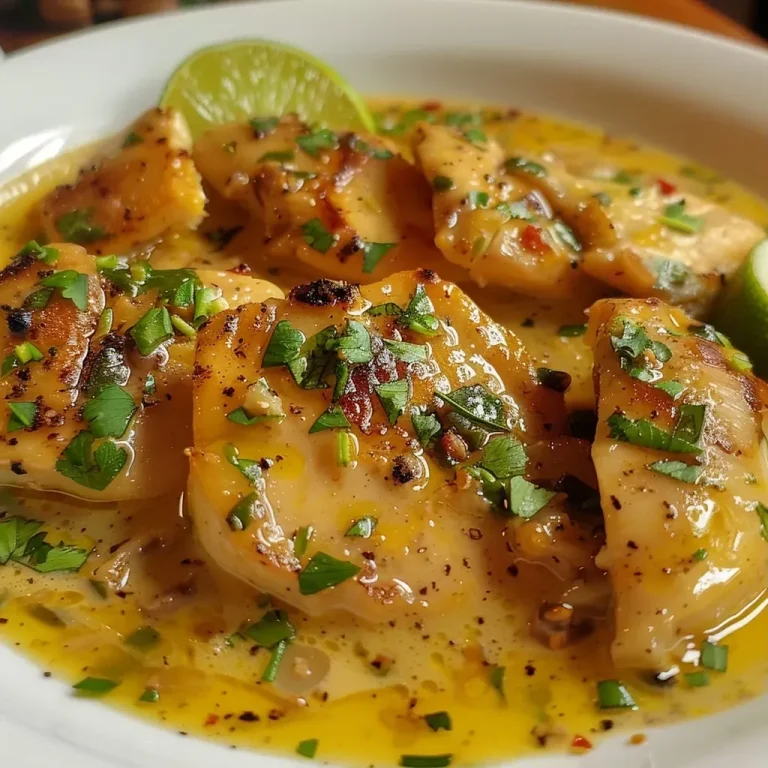 ['Prato de frango ao molho de maracujá com molho cremoso.', 'Peito de frango suculento coberto com molho de maracujá.', 'Frango ao molho de maracujá servido em prato branco.', 'Frango grelhado com molho de maracujá ao lado de uma guarnição.']