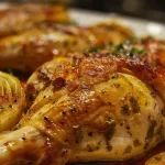 ['Frango assado suculento com alecrim fresco.', 'Frango inteiro assado, decorado com ramos de alecrim.', 'Close-up de frango assado, mostrando a crocância e temperos.', 'Prato de frango assado com alho e ervas aromáticas.']