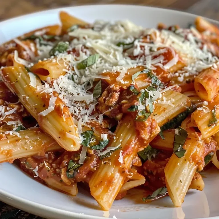 ['Massa integral com cogumelos e molho pesto de nozes em um prato.', 'Close de um prato de massa integral com cogumelos e molho pesto.', 'Detalhe de massa penne integral ao lado de cogumelos e ervas frescas.', 'Porção de massa integral com molho pesto e cogumelos, decorada com nozes.']