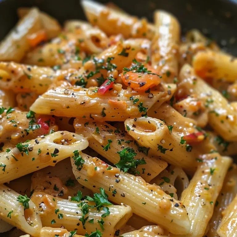 ['Prato de penne de lentilhas com molho de abóbora, espinafre e queijo.', 'Close-up de penne de lentilhas envolto em molho cremoso de abóbora e espinafre.', 'Massa penne de lentilhas com molho de abóbora, espinafre e queijo derretido.', 'Prato saboroso de penne de lentilhas com abóbora e espinafre fresco.']