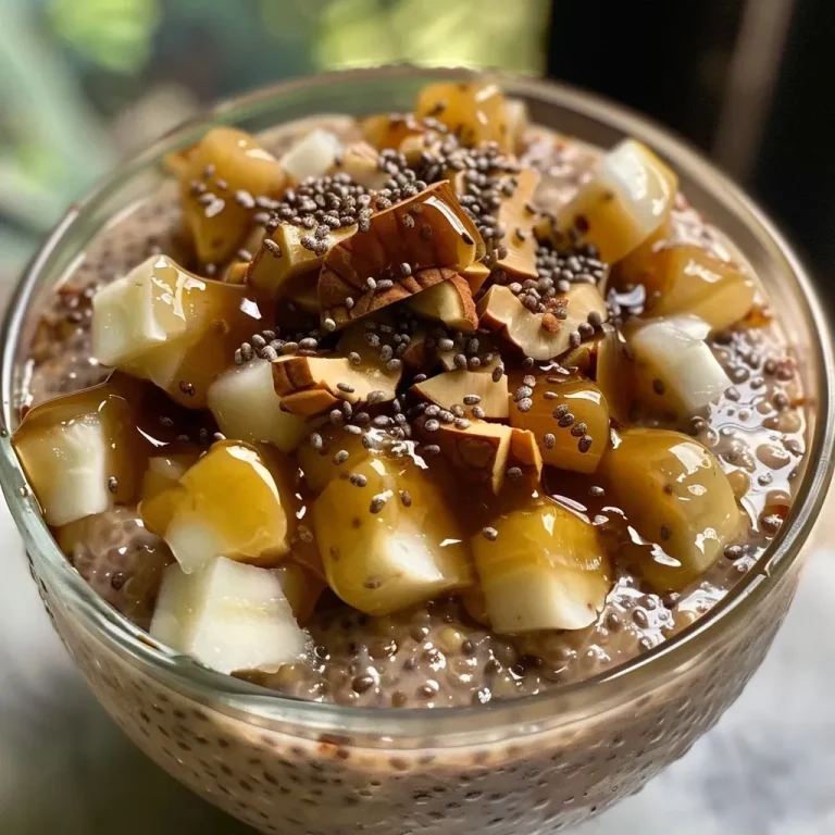 ['Pudim de chia com pedaços de manga e coco ralado.', 'Close up de pudim de chia decorado com manga e coco.', 'Pudim de chia servido em um copo, com cubos de manga.', 'Detalhe do pudim de chia com cobertura de coco e manga.']