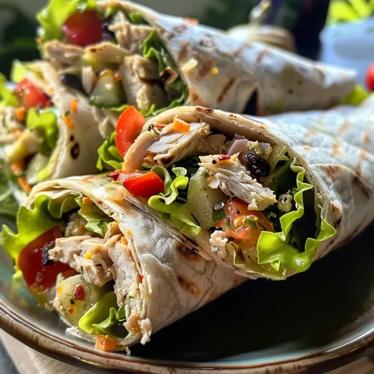 ['Wrap de salada de atum com rúcula em close.', 'Vista lateral de wrap recheado com salada de atum e rúcula.', 'Delicioso wrap de salada de atum com folhas de rúcula.', 'Salada de atum envolta em wrap, com rúcula visível.']