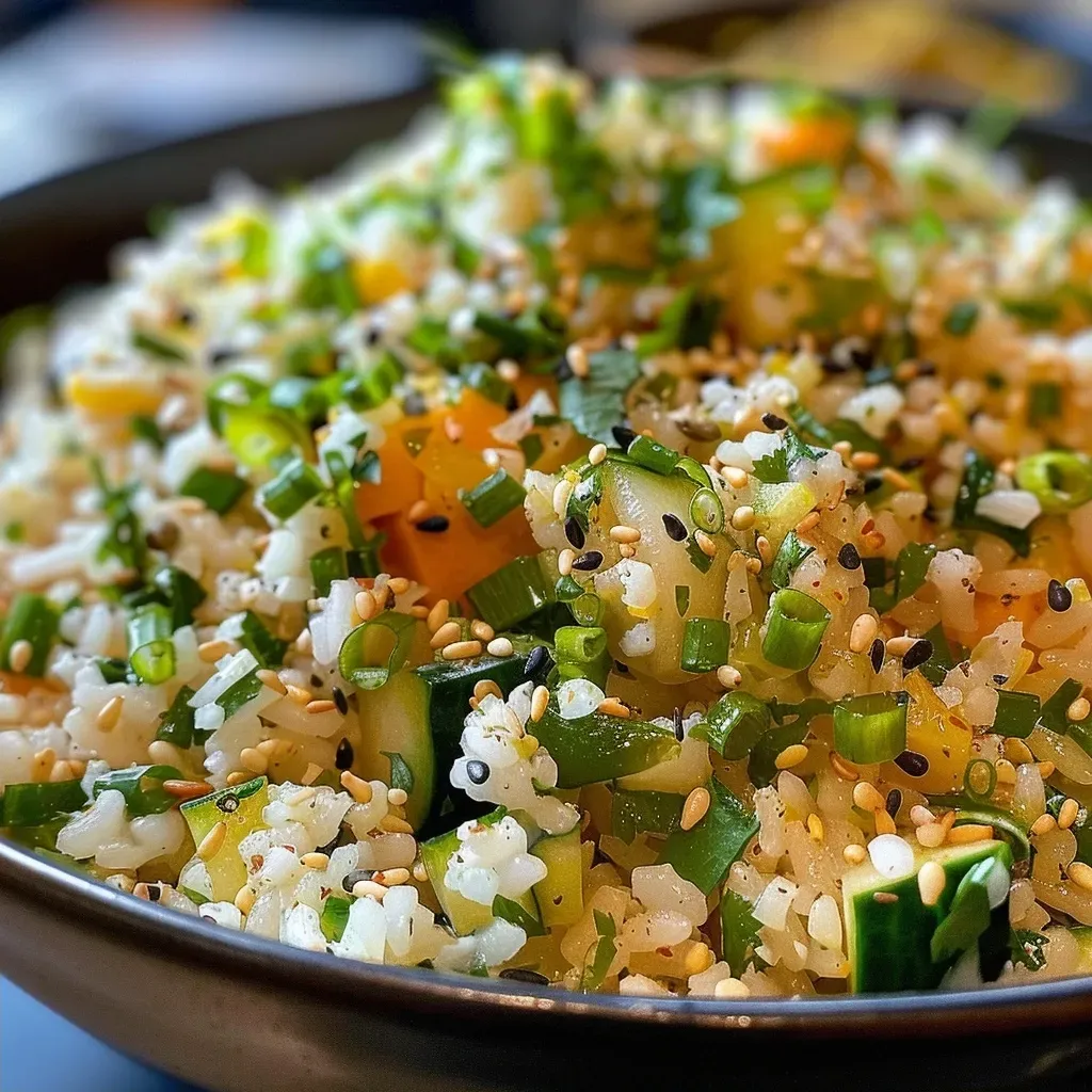 ['Salada quente de arroz integral com abóbora assada, rúcula e queijo feta.', 'Close-up de uma salada quente com arroz integral e legumes assados.', 'Prato colorido com arroz integral, abóbora, rúcula e queijo feta.', 'Salada composta por arroz integral, abóbora e queijo feta em um fundo rústico.']