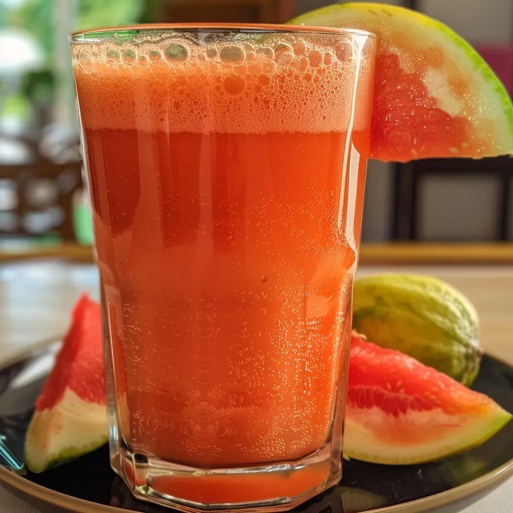 ['Copo de suco de melancia com limão e hortelã.', 'Close-up de bebida refrescante de melancia.', 'Suco gelado de melancia decorado com hortelã.', 'Copo de suco de melancia com fatias de limão.']