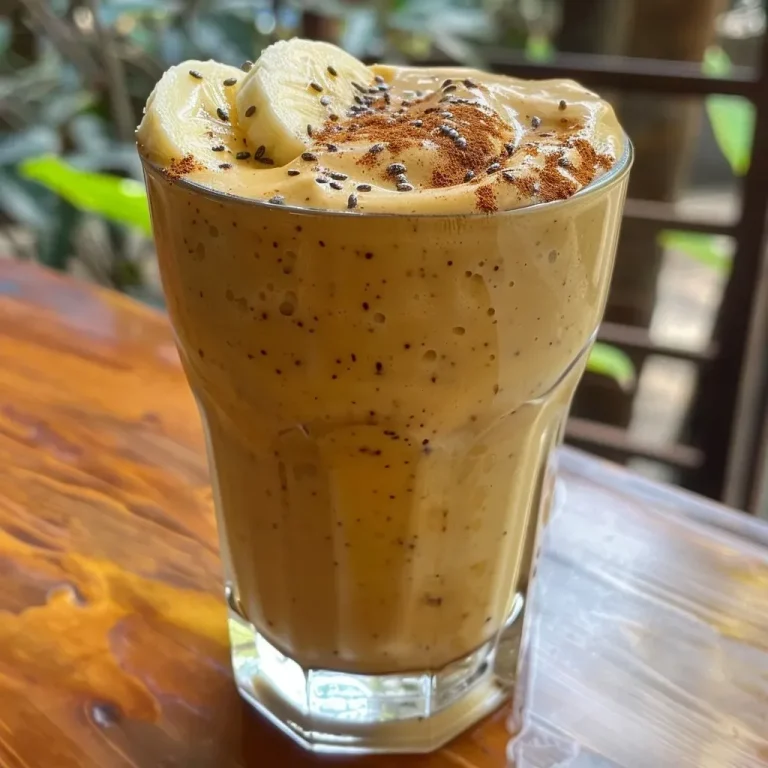 ['Batido de maçã e canela em copo, com pedaços de maçã visíveis.', 'Close de um batido espesso de maçã e canela, servido em um copo transparente.', 'Copo de batido de maçã e canela com um toque de canela por cima.', 'Bebida cremosa de maçã e banana com canela, apresentada ao lado de frutas.']