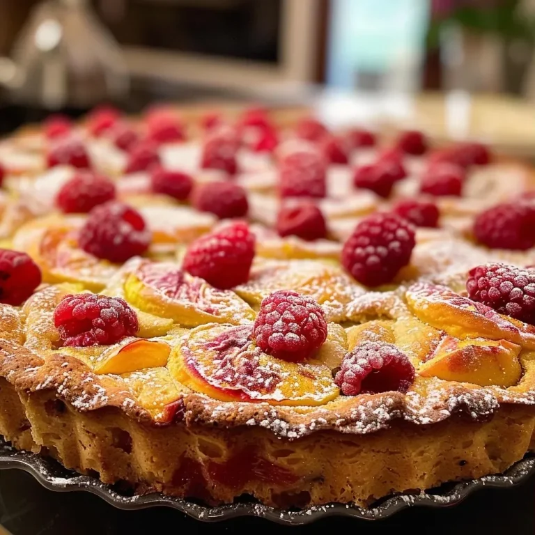 ['Bolo de framboesa e pêssego em uma vista lateral, com camadas suculentas visíveis.', 'Vista lateral de um bolo de pêssego e framboesa, destacando suas cores vibrantes.', 'Detalhe lateral de um bolo delicioso, com camadas de framboesa e pêssego.', 'Bolo de framboesa e pêssego em close, mostrando a textura e os ingredientes frescos.']