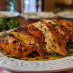 ['Prato de Caril de frango com arroz e coentros.', 'Close-up de Caril de frango suculento com especiarias.', 'Frango cozido em molho de coco e caril.', 'Porção de Caril de frango em prato branco.']