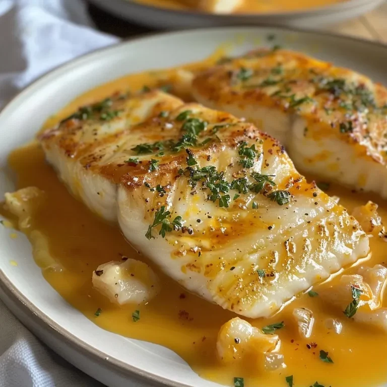 ['Filé de peixe coberto com molho de camarão cremoso.', 'Close-up de filé de peixe ao molho de camarão, com guarnições.', 'Prato de filé de peixe acompanhado de molho de camarão e salsa.', 'Filé de peixe suculento com molho de camarão e tomates.']