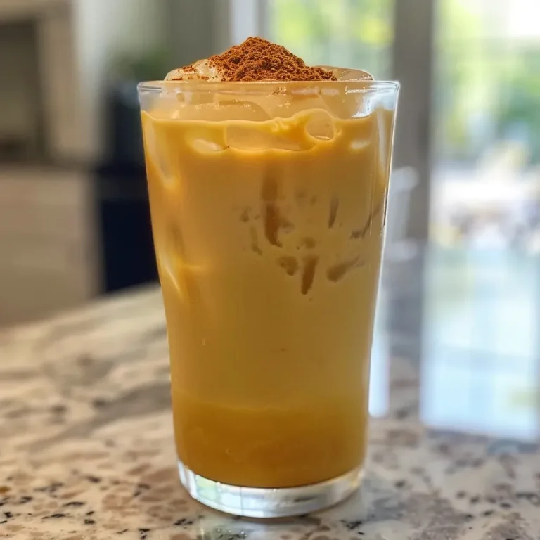 ['Iced Golden Latte em um copo transparente, com camadas de especiarias.', 'Close up de um Iced Golden Latte, com a espuma cremosa por cima.', 'Bebida refrescante Iced Golden Latte em destaque, com ingredientes visíveis.', 'Iced Golden Latte servido em um copo com gelo e decoração de especiarias.']