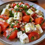 ['Salada mediterrânea com grão de bico e queijo feta.', 'Close-up de uma salada colorida com grão de bico e feta.', 'Imagem de salada mediterrânea com ingredientes frescos.', 'Salada com grão de bico, queijo feta, e vegetais frescos.']