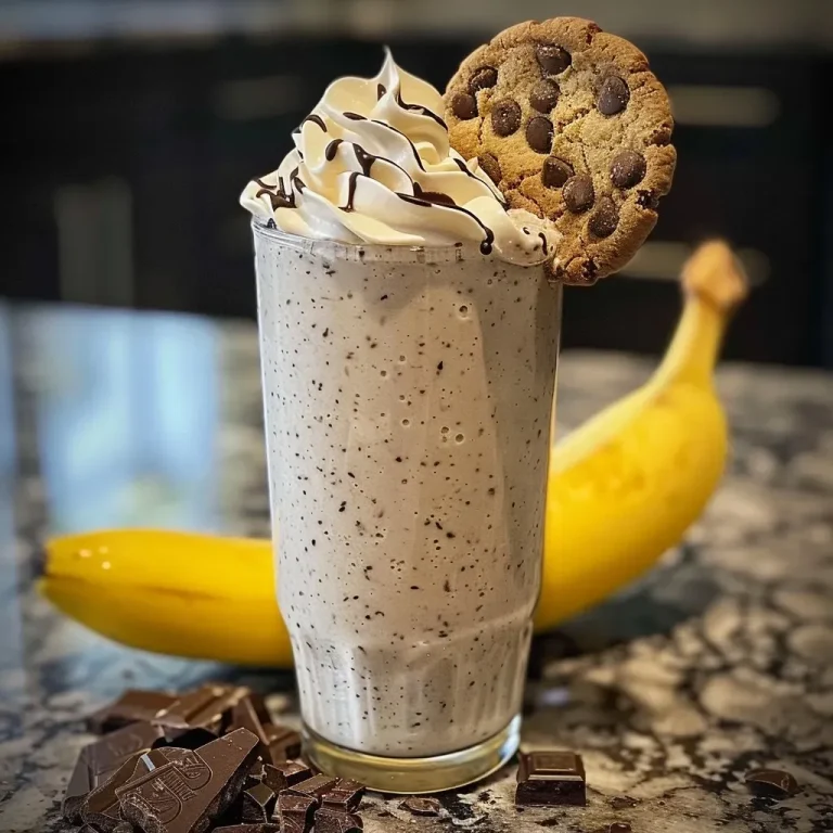['Shake de proteína com decoração de cookies e cream.', 'Close-up de um shake de proteína cremoso e apetitoso.', 'Copo de shake de cookies e cream com cobertura de queijo e cookies.', 'Shake de proteína cookies e cream em fundo desfocado.']
