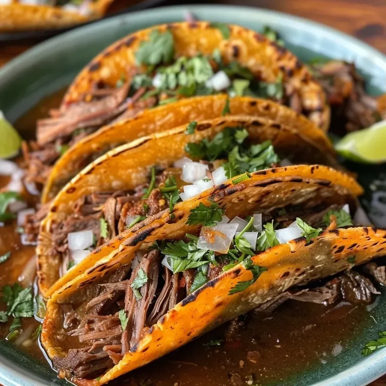 ['Tacos de Birria suculentos com consomé ao lado.', 'Tacos de Birria recheados com carne e acompanhados de caldo.', 'Vista lateral de Tacos de Birria com queijo derretido e consomé.', 'Close-up de Tacos de Birria cobertos com coentro e cebola.']
