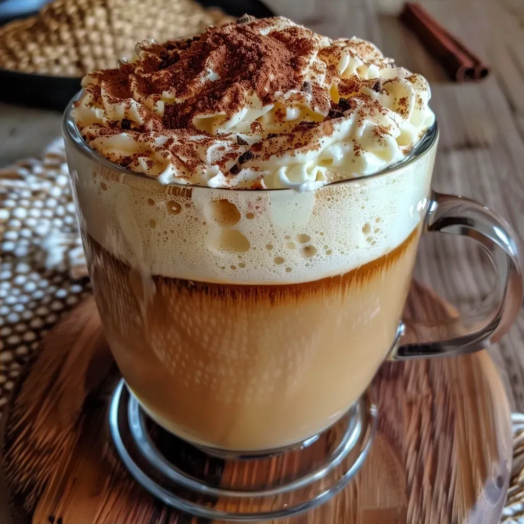 ['Cappuccino caseiro cremoso servido em uma xícara.', 'Close-up de um cappuccino caseiro com espuma rica.', 'Xícara de cappuccino caseiro cremosa com detalhes de chocolate.', 'Bebida de cappuccino caseiro com canela por cima.']