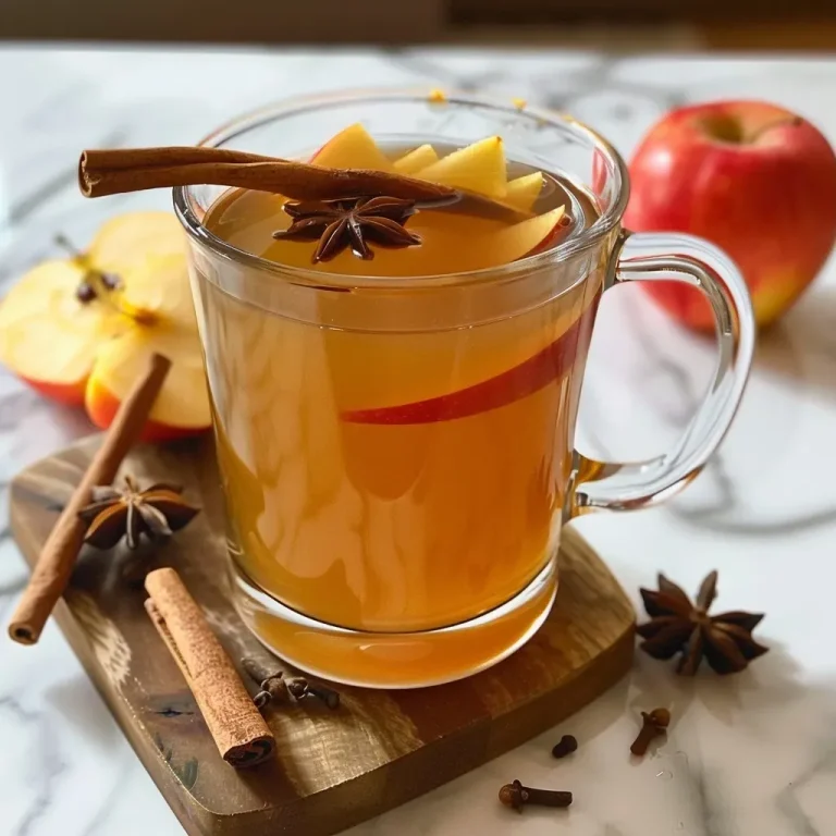 ['Chá de maçã com especiarias em uma xícara, decorado com canela e laranja.', 'Close-up de uma bebida quente de chá de maçã com especiarias.', 'Xícara de chá delicioso, mostrando canela e especiarias na superfície.', 'Bebida de outono, chá de maçã com especiarias servida quente.']