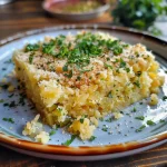 ['Farofa de Nozes e Ervas em close, com textura crocante e ingredientes visíveis.', 'Close de uma porção de Farofa de Nozes e Ervas, destacando suas nozes e ervas frescas.', 'Farofa de Nozes e Ervas apresentada em um recipiente, mostrando sua consistência e cores vibrantes.', 'Detalhe da Farofa de Nozes e Ervas, rica em texturas e ingredientes saborosos.']