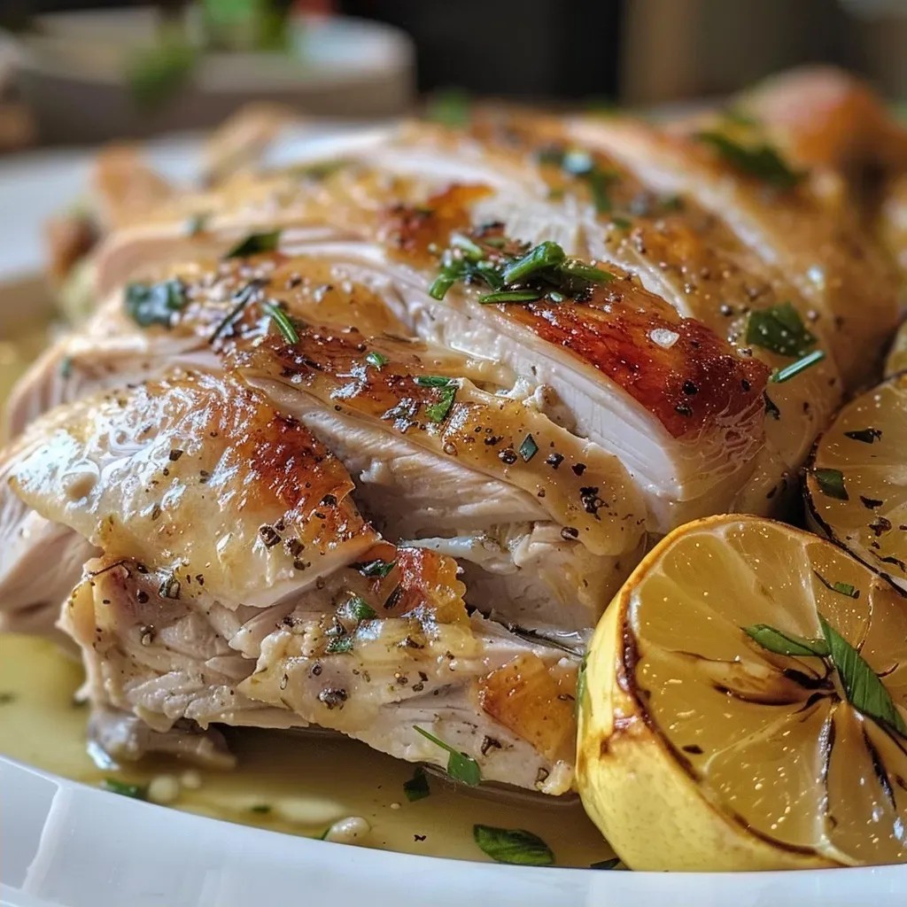 ['Prato de frango com maçã servido em uma frigideira.', 'Frango suculento com fatias de maçã em uma frigideira.', 'Close-up de frango com maçãs, cebolas e ervas na frigideira.', 'Frango e maçãs cozidos juntos em uma frigideira.']